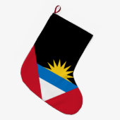Vlag van Antigua en Barbuda Grote Kerstsok (Voorkant (Hangend))