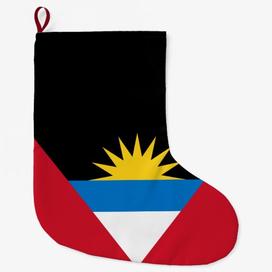 Vlag van Antigua en Barbuda Grote Kerstsok (Voorkant)