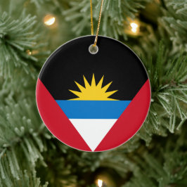 Vlag van Antigua en Barbuda Keramisch Ornament