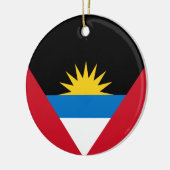 Vlag van Antigua en Barbuda Keramisch Ornament (Links)