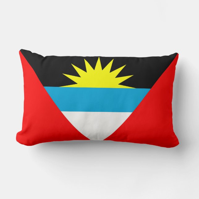 vlag van antigua en barbuda kussen (Voorkant)