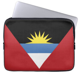 vlag van Antigua en Barbuda Laptop Sleeve