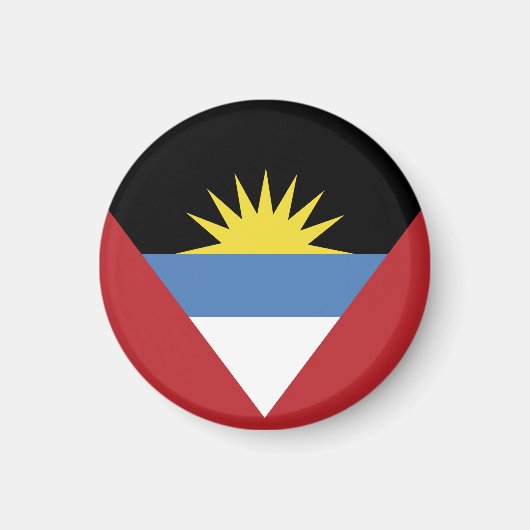 vlag van Antigua en Barbuda Magneet (Voorkant)