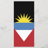 vlag van Antigua en Barbuda Menu (Achterkant)