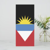 vlag van Antigua en Barbuda Menu (Staand voorkant)