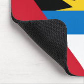 Vlag van Antigua en Barbuda Muismat (Hoek)