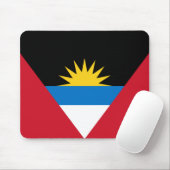 Vlag van Antigua en Barbuda Muismat (Met muis)