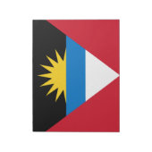 Vlag van Antigua en Barbuda Notitieblok (Linkerzijde)
