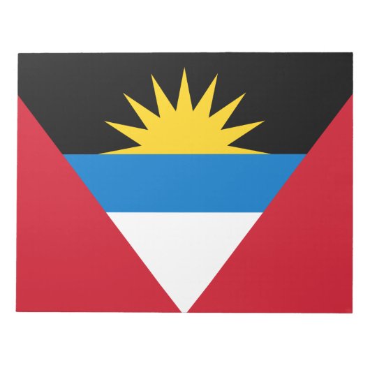 Vlag van Antigua en Barbuda Notitieblok (Voorkant)