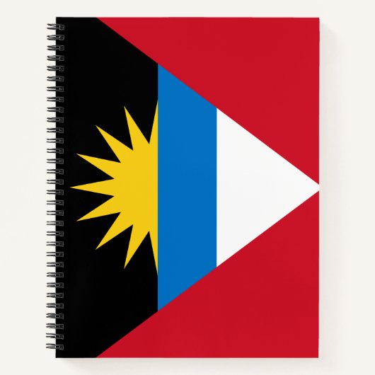 Vlag van Antigua en Barbuda Notitieboek (Voorkant)