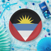 vlag van Antigua en Barbuda Papieren Bordje (Feest)