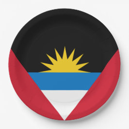 Vlag van Antigua en Barbuda Papieren Bordje