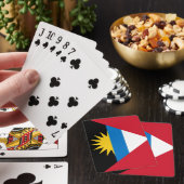Vlag van Antigua en Barbuda Pokerkaarten (Insitu)