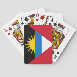 Vlag van Antigua en Barbuda Pokerkaarten