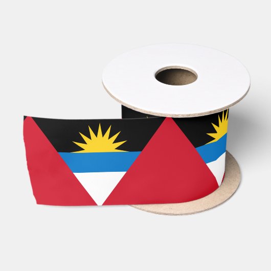 Vlag van Antigua en Barbuda Satijnen Lint (Spoel)