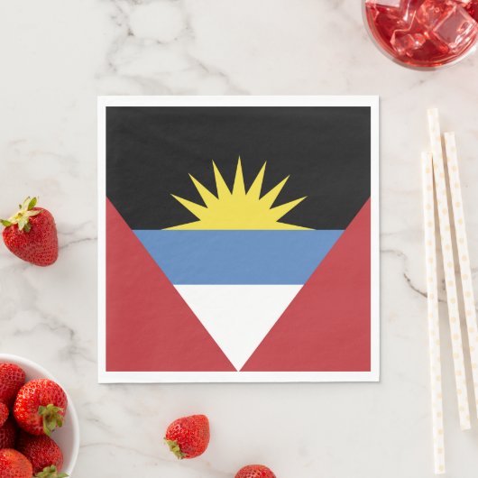 vlag van Antigua en Barbuda Servet (Insitu)