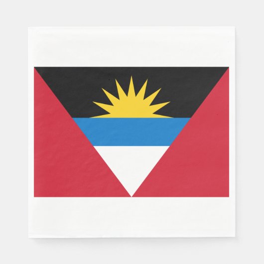 Vlag van Antigua en Barbuda Servet (Voorkant)