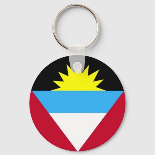 Vlag van Antigua en Barbuda Sleutelhanger (Voorkant)