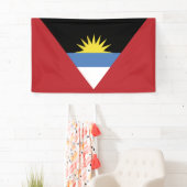 vlag van Antigua en Barbuda Spandoek (Insitu)