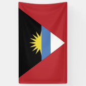 vlag van Antigua en Barbuda Spandoek (Verticaal)