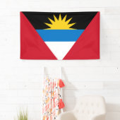 Vlag van Antigua en Barbuda Spandoek (Insitu)