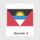 Vlag van Antigua en Barbuda Sticker (Vel)