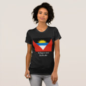 Vlag van Antigua en Barbuda T-shirt (Voorkant volledig)