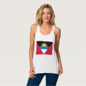 Vlag van Antigua en Barbuda Tanktop (Volledige Voorkant)