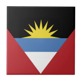 vlag van Antigua en Barbuda Tegeltje