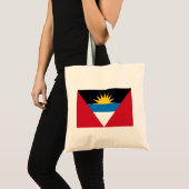 Vlag van Antigua en Barbuda Tote Bag (Voorkant (product))