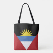 vlag van Antigua en Barbuda Tote Bag (Achterkant)