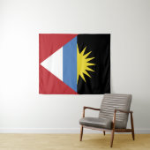 vlag van Antigua en Barbuda Wandkleed (In Situ (horizontaal))