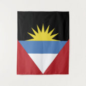 vlag van Antigua en Barbuda Wandkleed (Voorkant)