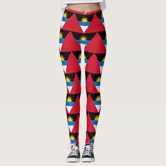 vlag van Antiguan en Barbudan Leggings (Voorkant)