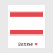 Vlag van Antwerpen, België Sticker (Vel)