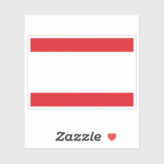 Vlag van Antwerpen, België Sticker (Vel)