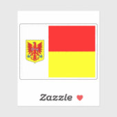 Vlag van Apeldoorn, Nederland Sticker (Vel)