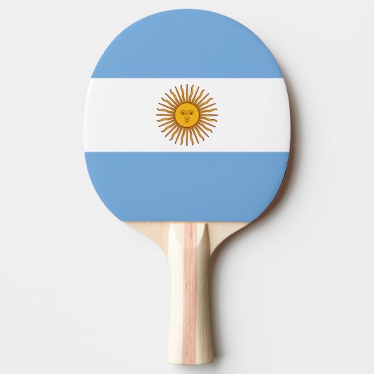 Vlag van Argentina Ping Pong Paddle Tafeltennisbatje (Voorkant)