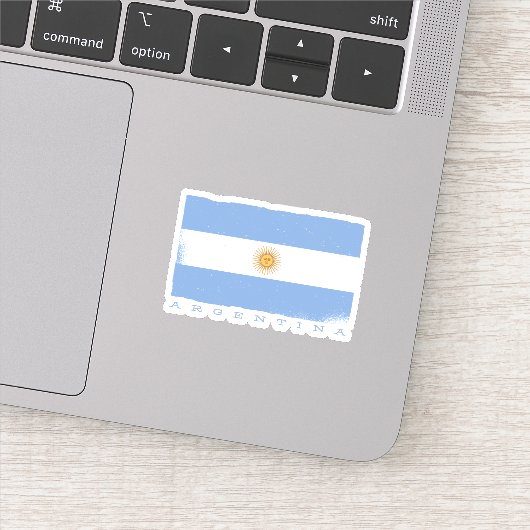 Vlag van ARGENTINA Sticker (Detail)