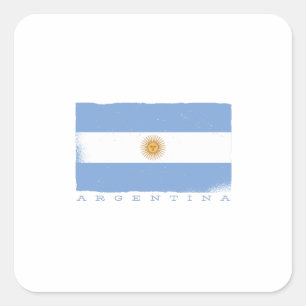 Vlag van ARGENTINA Vierkante Sticker