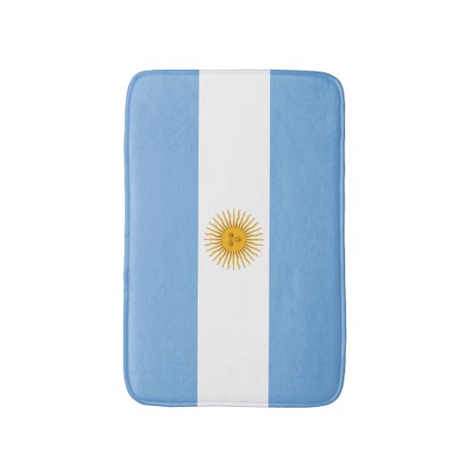 vlag van Argentinië Badmat (Voorkant Verticaal)