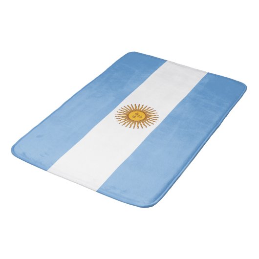 Vlag van Argentinië Badmat (Gekanteld)