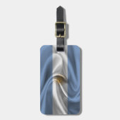Vlag van Argentinië Bagagelabel (Voorkant verticaal)