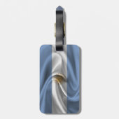 Vlag van Argentinië Bagagelabel (Achterkant verticaal)