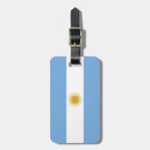 vlag van Argentinië Bagagelabel (Voorkant verticaal)