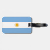 vlag van Argentinië Bagagelabel (Achterkant horizontaal)