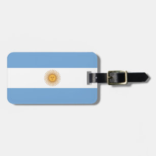 Vlag van Argentinië Bagagelabel