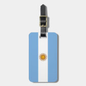 Vlag van Argentinië Bagagelabel (Voorkant verticaal)