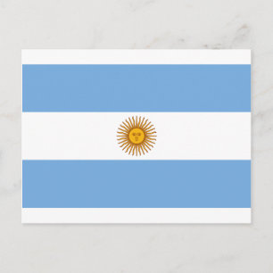 Vlag van Argentinië - Bandera de Argentinië Briefkaart