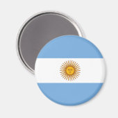 Vlag van Argentinië - Bandera de Argentinië Magneet (Voorkant / Achterkant)